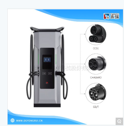 CCS1 / CHAdeMO / GB / T вертикальная быстрая зарядная свалка постоянного тока