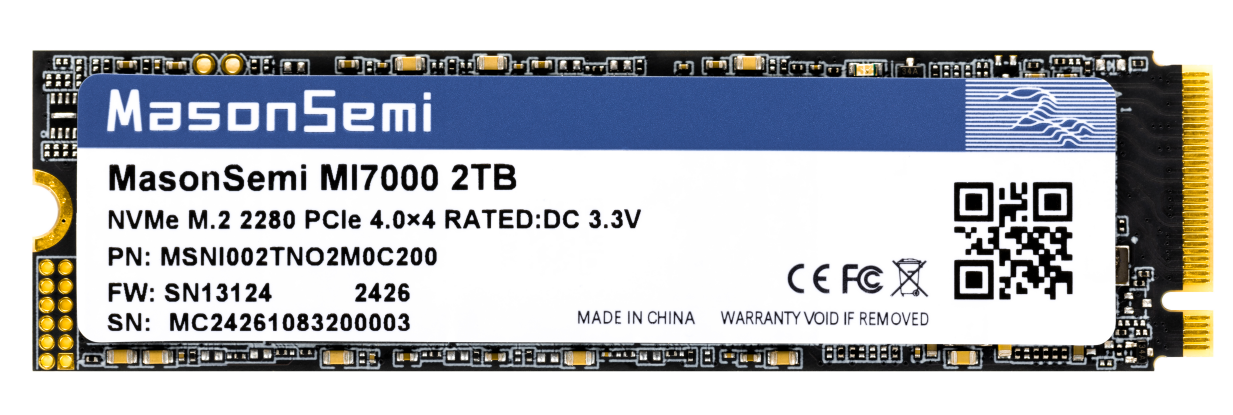 Промышленный твердотельный накопитель PCIe 4.0 MI7000