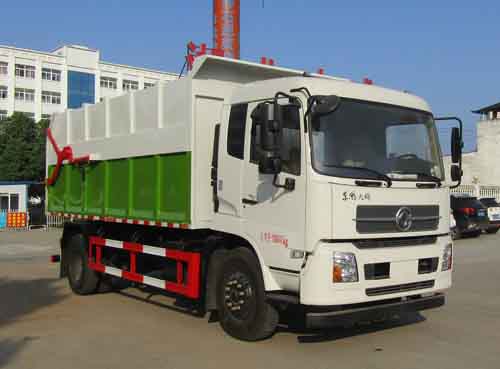Мусоровоз с компрессией и стыковочной погрузкой марки Dongfeng Kinland, модель HLW5181ZDJDF6