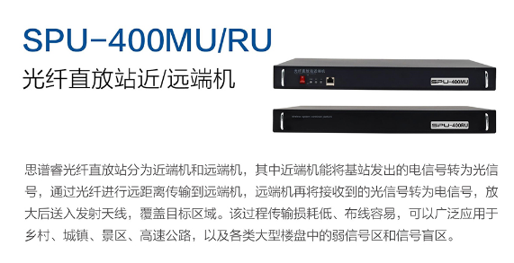 SPU-400MU / RU Оптический ретранслятор ближайший / удаленный