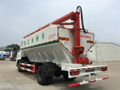 Автомобиль для перевозки рассыпного корма Dongfeng Tianjin, грузоподъёмностью 10 тонн