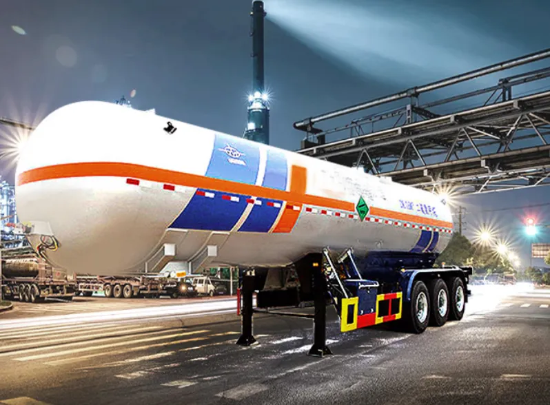 Полуприцеп для транспортировки сжиженного газа