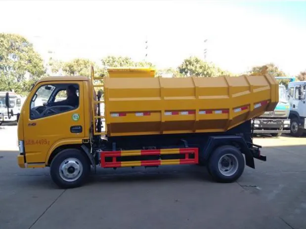Самосвал для перевозки илового осадка Dongfeng D6, легкая категория, объем кузова 3 куб.м