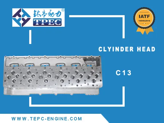 C13 гусеница цилиндровой головки tpec
