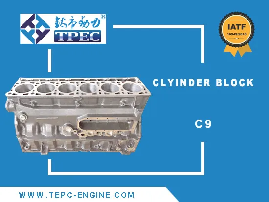 C9 Caterpillar цилиндровый блок tpec