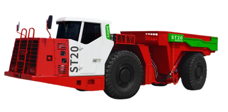 Аккумуляторный самосвал для перевозки руды ST20 Battery