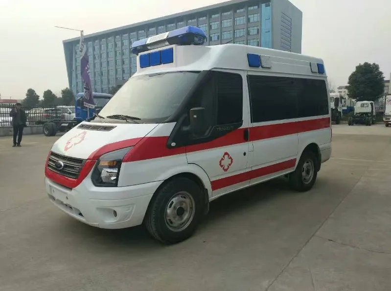 Новое поколение V348 короткоосевой дизельной машины скорой помощи